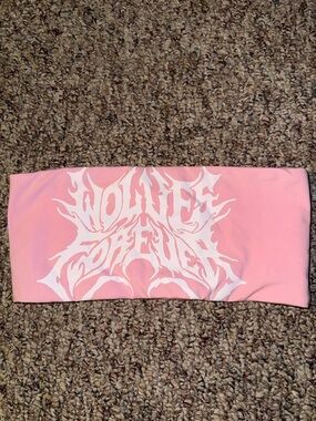 Darc Sport Pink Bandeau Sports Bra